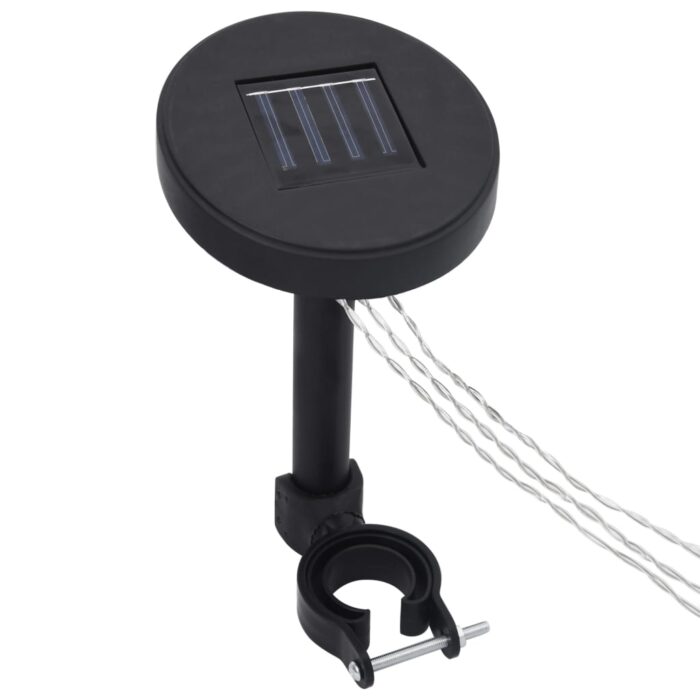 Κιόσκι με Φωτάκια Κρεμ LED 300 x 300 εκ. Αλουμινίου - Image 6