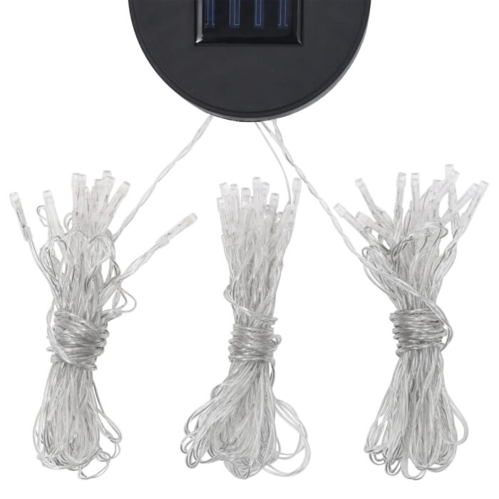 Κιόσκι με Φωτάκια Κρεμ LED 300 x 300 εκ. Αλουμινίου - Image 7