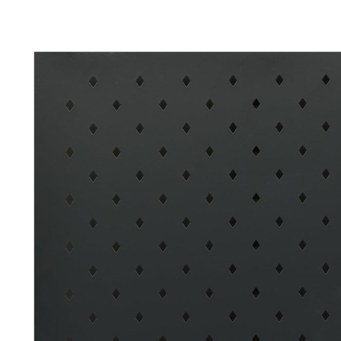 Διαχωριστικό Δωματίου με 5 Πάνελ Μαύρο 200 x 180 εκ. από Ατσάλι - Image 5