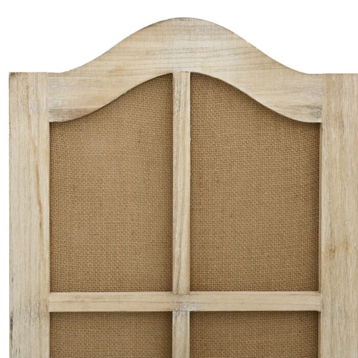 Διαχωριστικό Δωματίου με 6 Πάνελ Καφέ 214x165 εκ. από Ύφασμα - Image 5