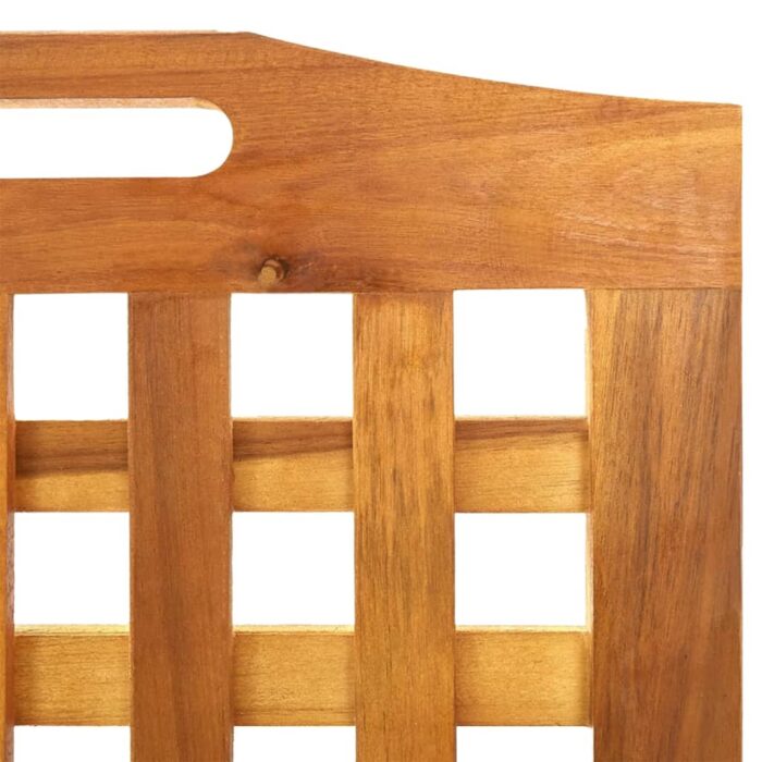 Διαχωριστικό Χώρου με 3 Πάνελ 121,5x2x180εκ. Μασίφ Ξύλο Ακακίας - Image 7