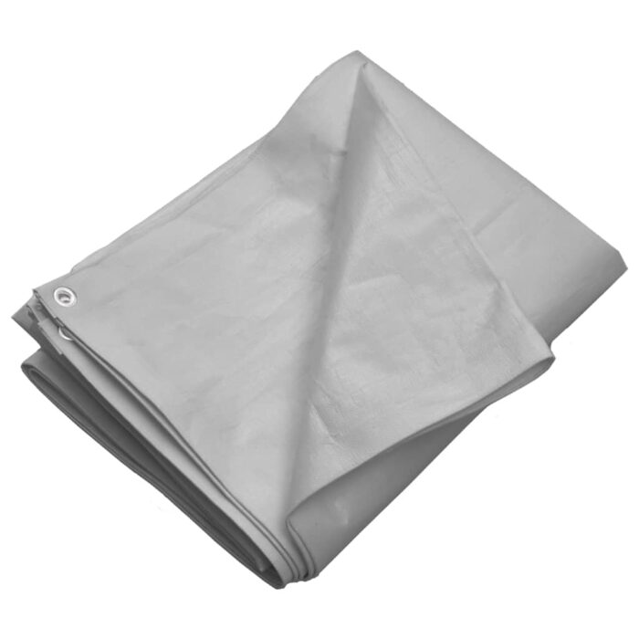 Μουσαμάς Γκρι 260 γρ./μ.² 3x3 μ. από HDPE - Image 2