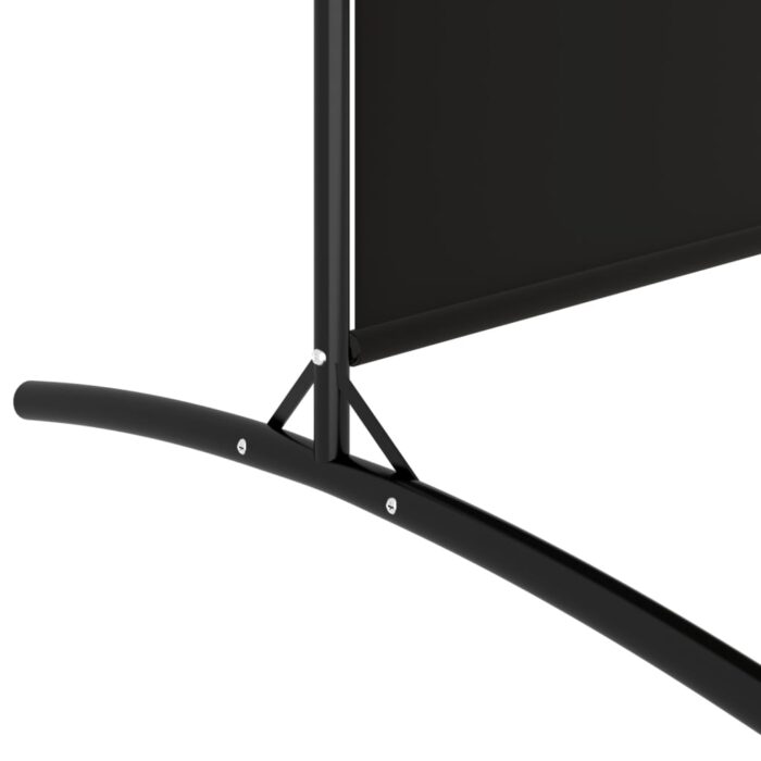 Διαχωριστικό Δωματίου με 2 Πάνελ Μαύρο 175x180 εκ. από Ύφασμα - Image 7