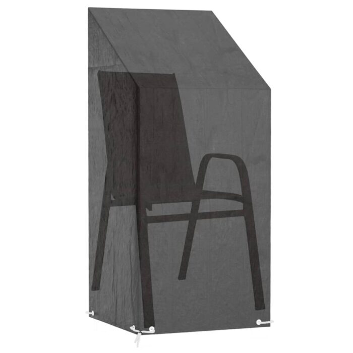 Καλύμματα Καρέκλας με 8 Κρίκους 2 τεμ 65x65x110/150 εκ Πολυαιθ. - Image 5