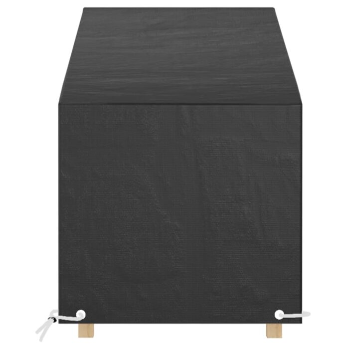 Κάλυμμα Ξαπλώστρας 2 τεμ με 12 Κρίκους 205x75x40/70 εκ Πολυαιθ. - Image 2