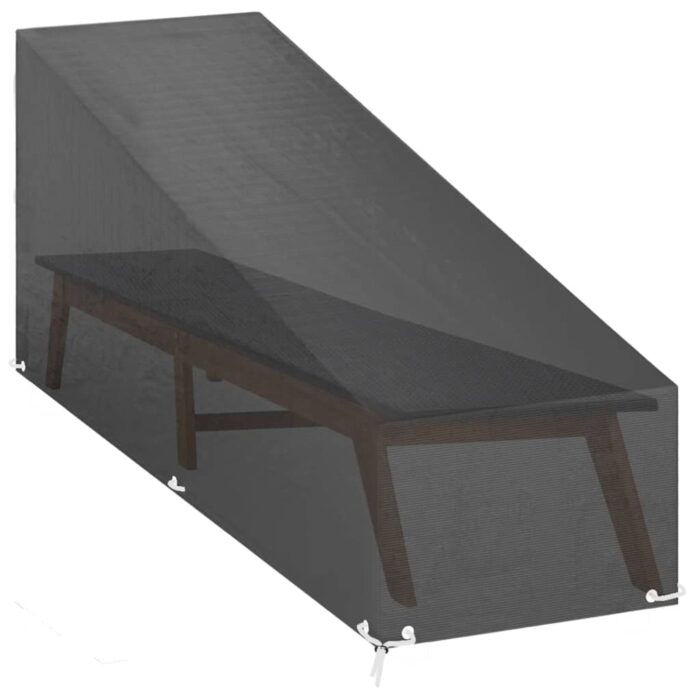 Κάλυμμα Ξαπλώστρας 2 τεμ με 12 Κρίκους 205x75x40/70 εκ Πολυαιθ. - Image 5