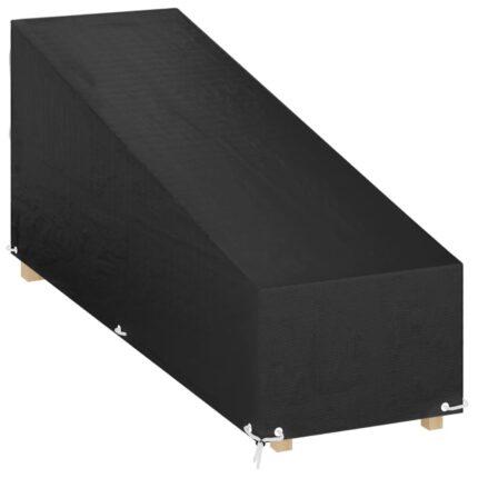 vidaXL Κάλυμμα Ξαπλώστρας με 12 Κρίκους 200x65x35/60 εκ. Πολυαιθυλένιο