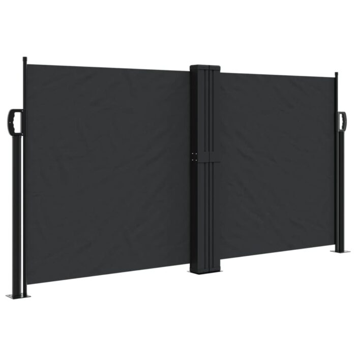 Σκίαστρο Πλαϊνό Συρόμενο Μαύρο 120 x 600 εκ. - Image 2