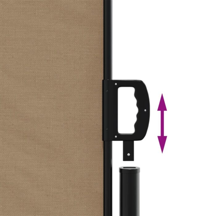 Σκίαστρο Πλαϊνό Συρόμενο Taupe 140 x 600 εκ. - Image 6
