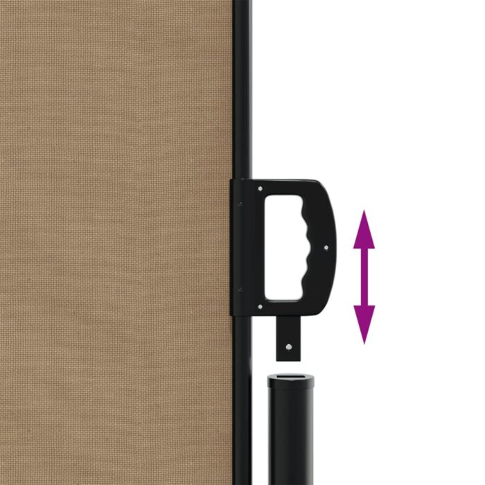 Σκίαστρο Πλαϊνό Συρόμενο Taupe 140 x 1000 εκ. - Image 6
