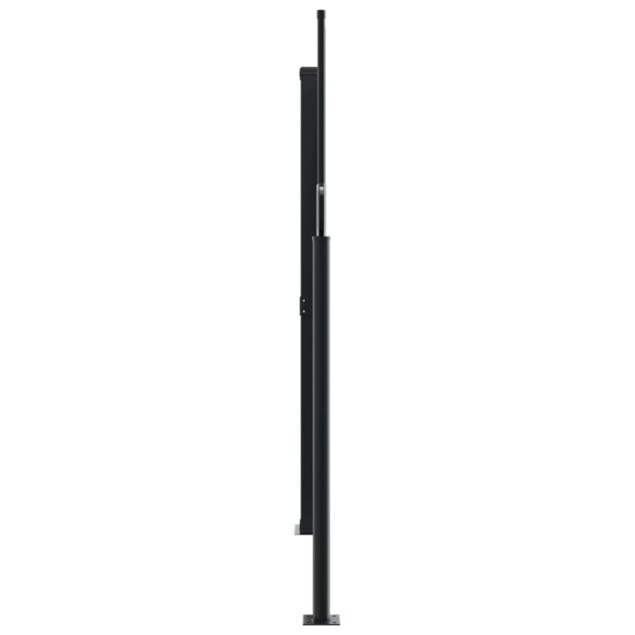 Σκίαστρο Πλαϊνό Συρόμενο Μαύρο 160 x 1200 εκ. - Image 4