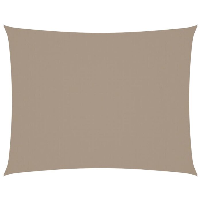 Πανί Σκίασης Ορθογώνιο Taupe 4 x 6 μ. από Ύφασμα Oxford - Image 2