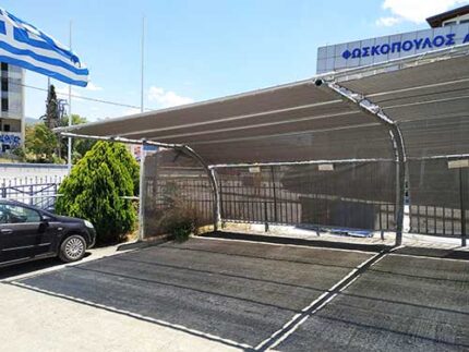 Επαγγελματικό πλέγμα Δίχτυ σκίασης βαρέως τύπου 200γρ./μ² τιμή/τμ με θηλιές
