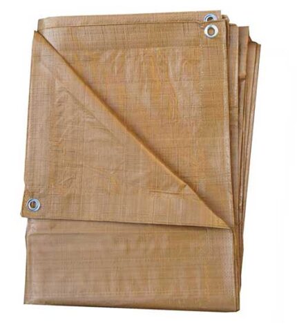 Μουσαμάς αδιάβροχος 120 γρ./μ² μπεζ τιμή 4Χ8 (73000648120)