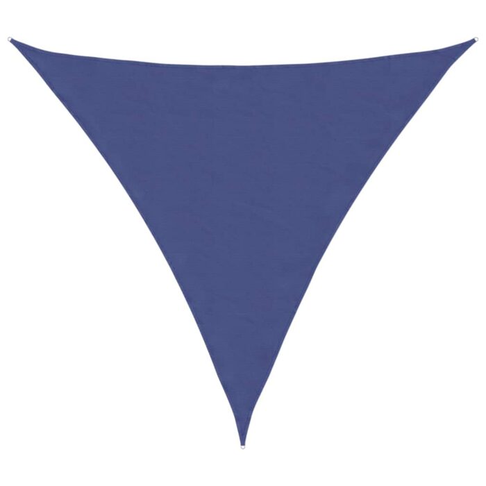 Πανί Σκίασης Τρίγωνο Μπλε 5 x 5 x 5 μ. από Ύφασμα Oxford - Image 2
