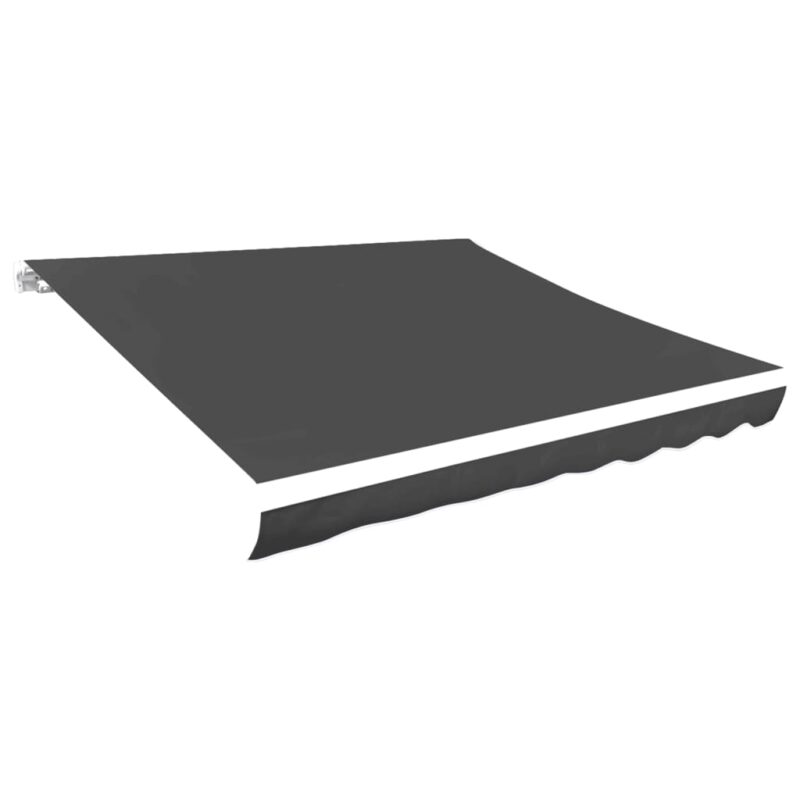 vidaXL Τεντόπανο Ανθρακί 450 x 300 εκ. από Καραβόπανο