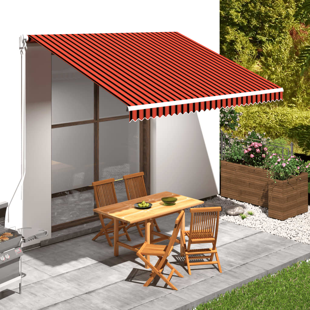 vidaXL Τεντόπανο Πορτοκαλί / Καφέ 400 x 300 εκ. από Καραβόπανο vidaXL Τεντόπανο Πορτοκαλί / Καφέ 400 x 300 εκ. από Καραβόπανο