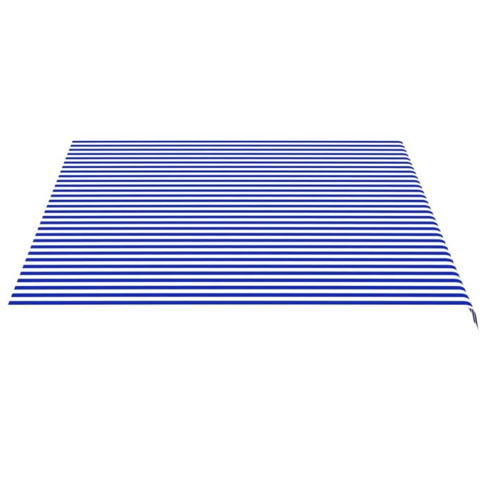 Τεντόπανο Ανταλλακτικό Μπλε / Λευκό 4,5 x 3,5 μ. - Image 4