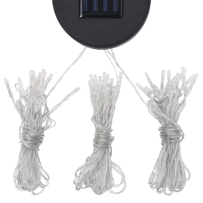 Κιόσκι με Διπλή Οροφή και Φωτάκια LED Λευκό 3 x 3 μ. - Image 7