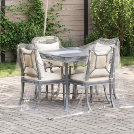 Διάφανη Οικονομική ζελατίνα με κρίκους 2x2 m PVC