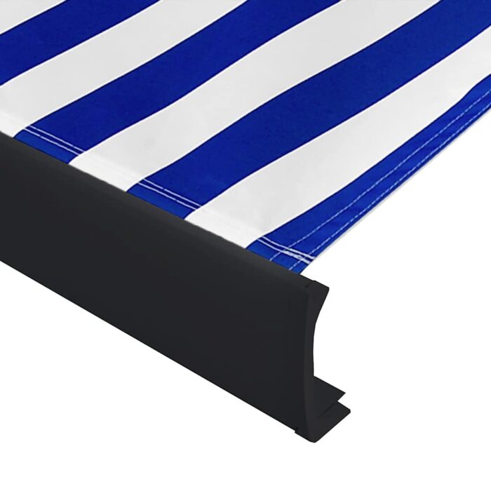Τέντα Κασετίνα με Μοτέρ Μπλε / Λευκή 400x300 εκ. - Image 4