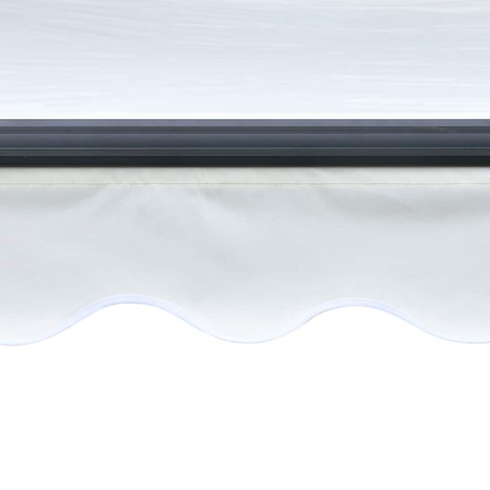 Τέντα Συρόμενη Χειροκίνητη με LED Κρεμ 300 x 250 εκ. - Image 7