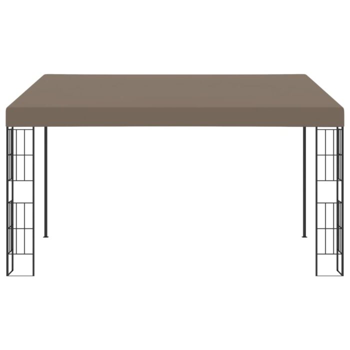 Κιόσκι Επιτοίχιο Taupe 4 x 3 μ. Υφασμάτινο - Image 2