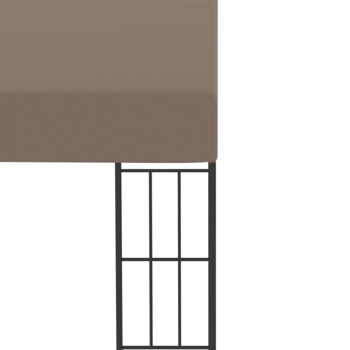 Κιόσκι Επιτοίχιο Taupe 4 x 3 μ. Υφασμάτινο - Image 4