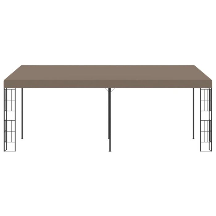 Κιόσκι Επιτοίχιο Taupe 6 x 3 μ. Υφασμάτινο - Image 2