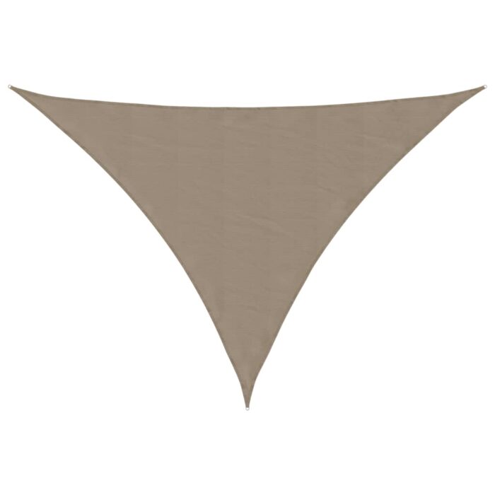 Πανί Σκίασης Τρίγωνο Taupe 3 x 4 x 4 μ. από Ύφασμα Oxford - Image 2