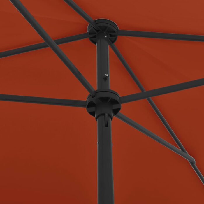 Ομπρέλα Θαλάσσης Τερακότα 200 x 125 εκ. - Image 6