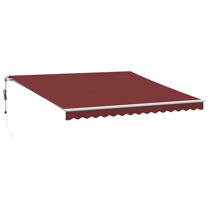 Τέντα Πτυσσόμενη Αυτόματη Μπορντό 400x300 εκ. - Image 2