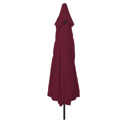 vidaXL Ομπρέλα Κήπου ø395x245 cm Μπορντό