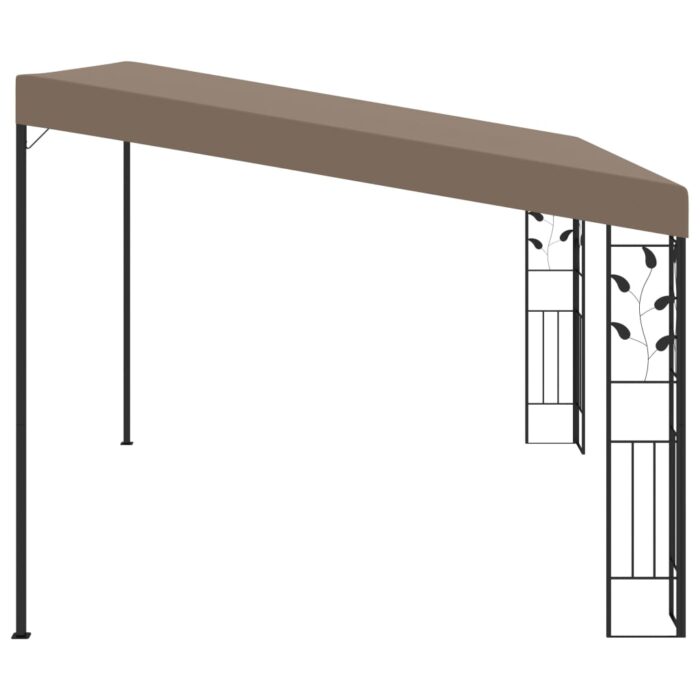Κιόσκι Επιτοίχιο Taupe 4 x 3 x 2,5 μ. - Image 3