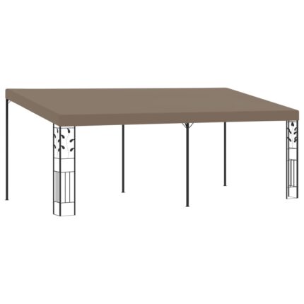 vidaXL Κιόσκι Επιτοίχιο Taupe 6 x 3 x 2