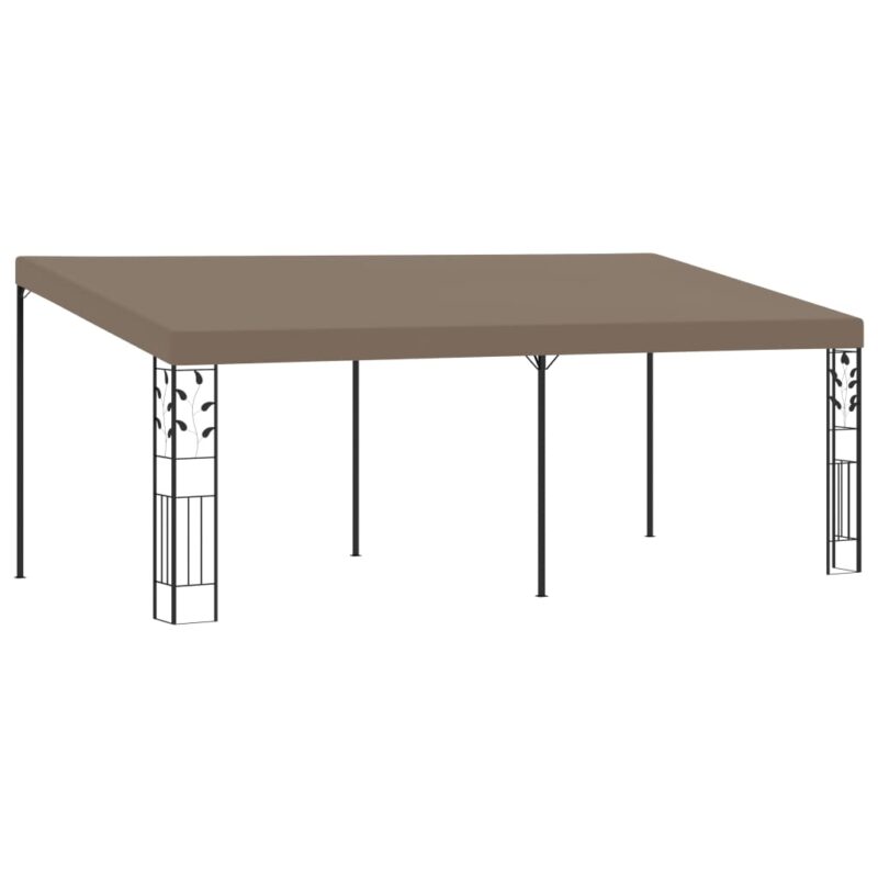 vidaXL Κιόσκι Επιτοίχιο Taupe 6 x 3 x 2