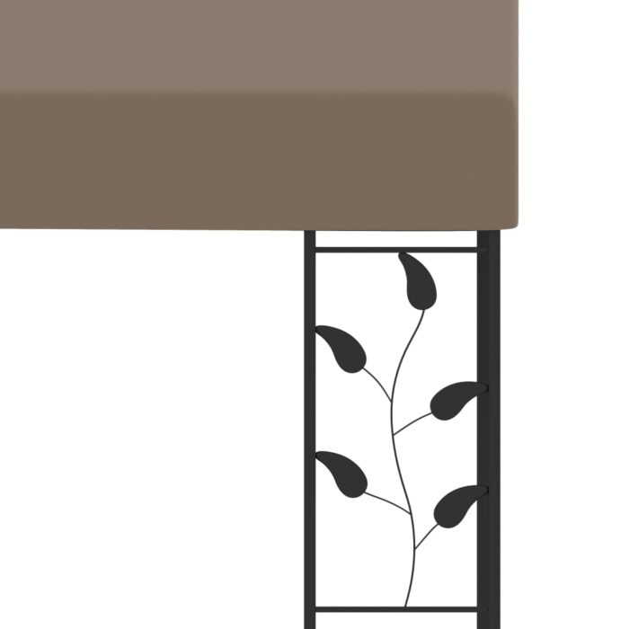 Κιόσκι Επιτοίχιο Taupe 6 x 3 x 2,5 μ. - Image 5