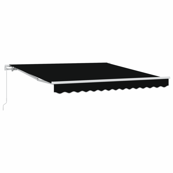 Μηχανική Ανασυρόμενη Τέντα Μαύρη 350x250 εκ. - Image 2