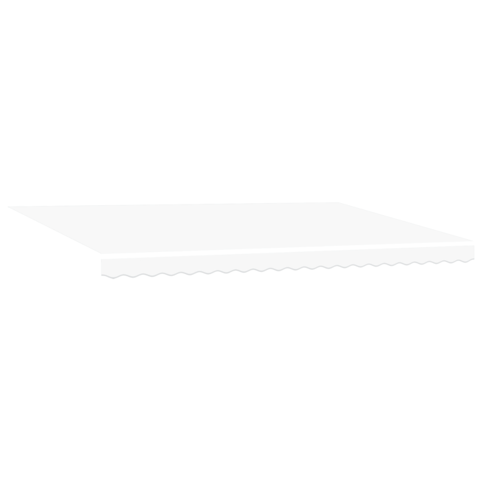 Χειροκίνητη Ανασυρόμενη Τέντα με LED Λευκή 500x350 εκ - Image 4