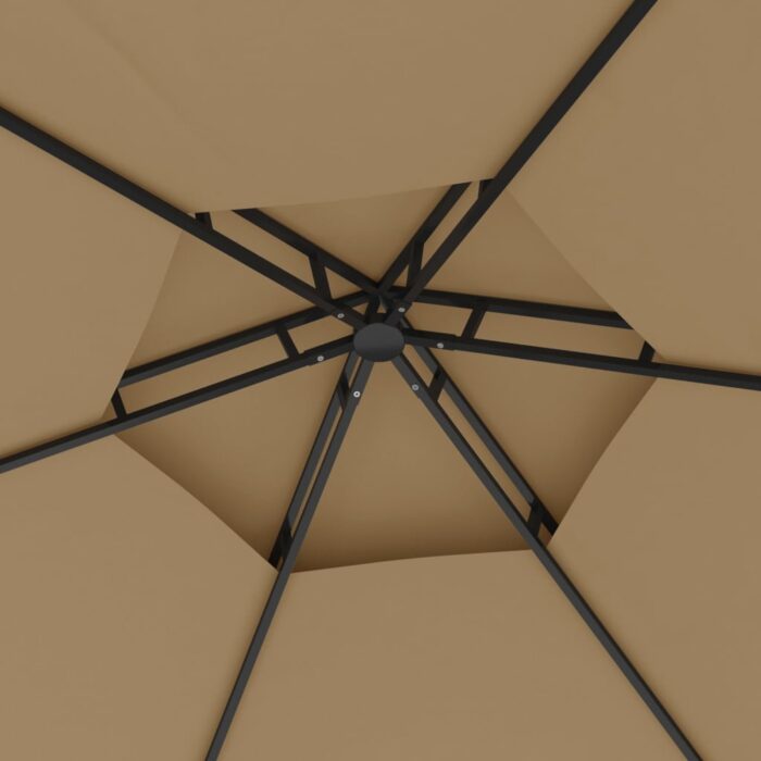 Κιόσκι με Πλευρικά Τοιχώματα Taupe 3,1 x 2,7 μ. - Image 5