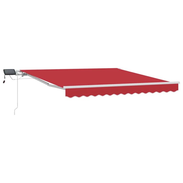 Ανασυρόμενη Τέντα Κόκκινη with Κόκκινο 300 x 250 εκ Κόκκινο - Image 2