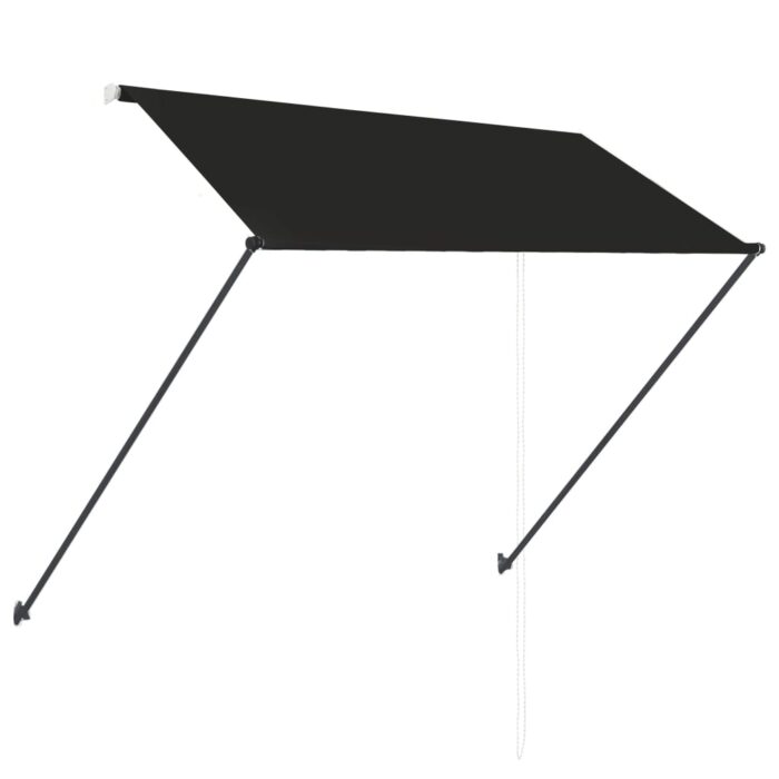 Τέντα Συρόμενη με LED Ανθρακί 250 x 150 εκ. - Image 4