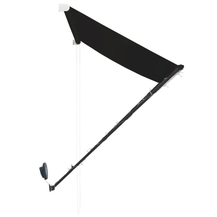 Τέντα Συρόμενη με LED Ανθρακί 250 x 150 εκ. - Image 6