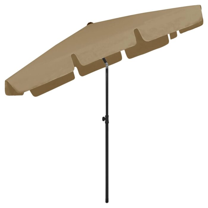 Ομπρέλα Θαλάσσης Taupe 200 x 125 εκ. - Image 4