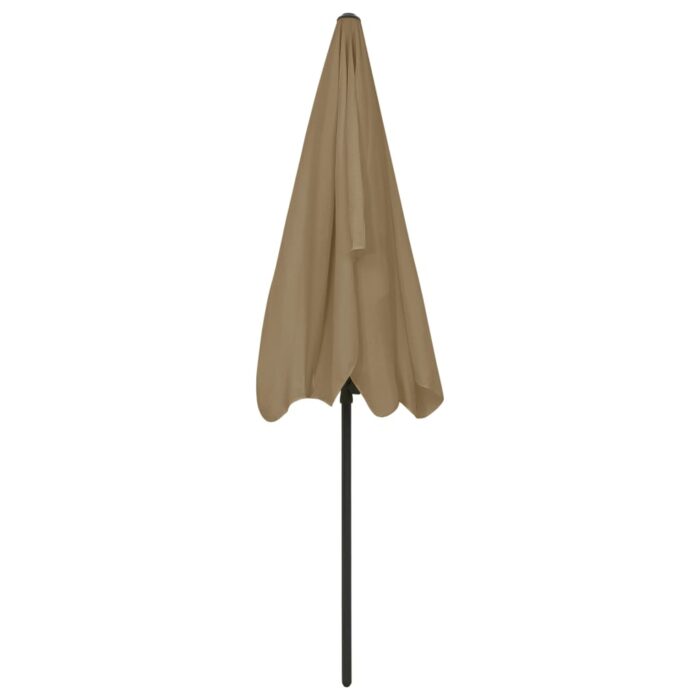 Ομπρέλα Θαλάσσης Taupe 200 x 125 εκ. - Image 5