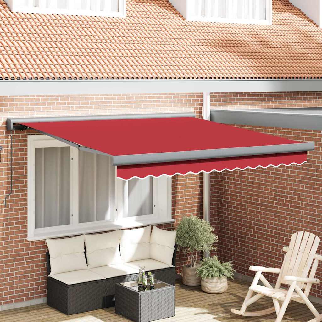 vidaXL Χειροκίνητο Φυσώντας Σαβανί Κόκκινο 350 x 250 εκ. vidaXL Χειροκίνητο Φυσώντας Σαβανί Κόκκινο 350 x 250 εκ.