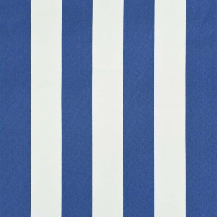 Τέντα Συρόμενη Μπλε / Λευκό 100 x 150 εκ. - Image 7