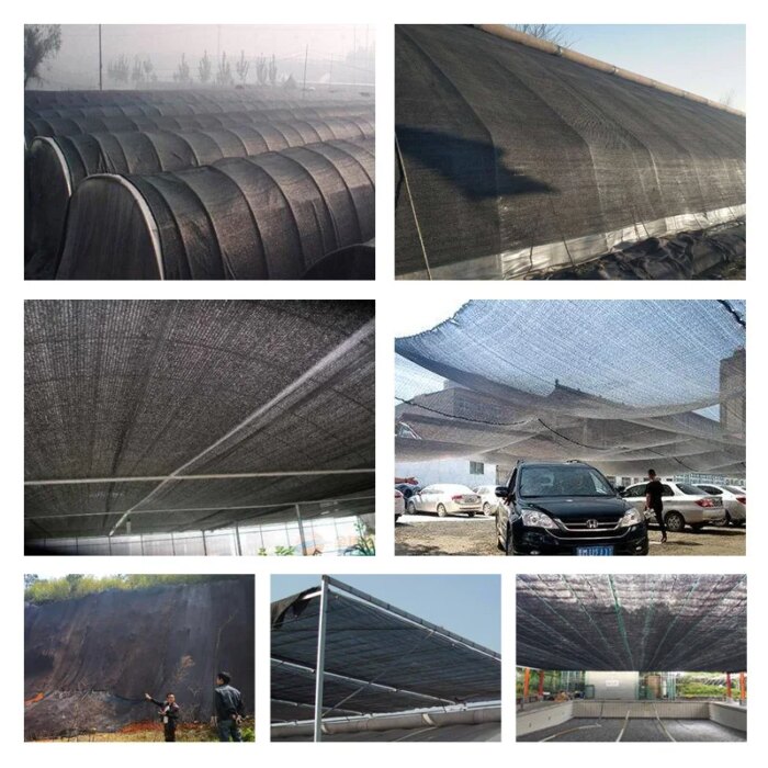 Δίχτυ Σκίασης Μαύρο 70%-80% UV Protection με κρίκους σε όλες τις πλευρές - Image 6