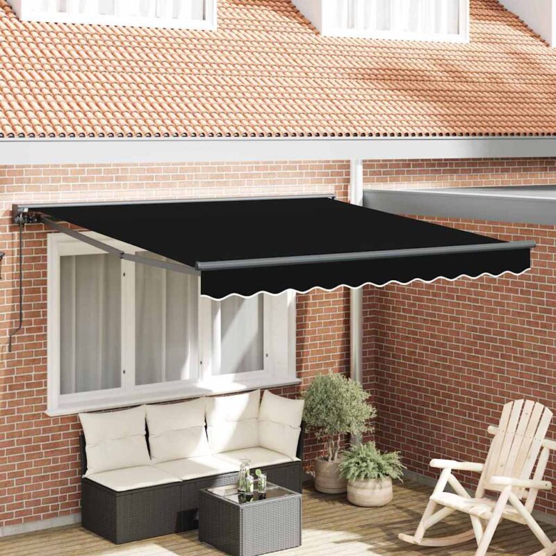 vidaXL Σκηνίτσα Αναδιπλούμενη Μαύρο 300x250 εκ. ύφασμα