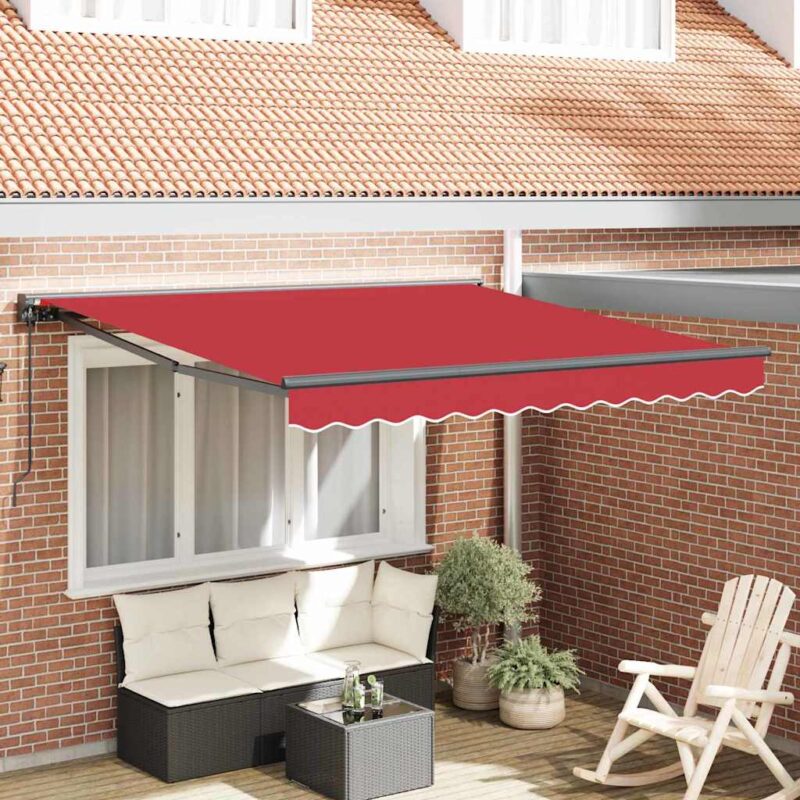 vidaXL Σκηνίτσα Αναδιπλούμενη Κόκκινο 350x250 εκ ύφασμα